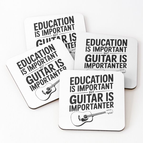 Item preview, Education is Important Guitar is Importanter designed and sold by Frank Ring.