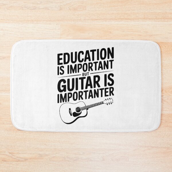 Item preview, Education is Important Guitar is Importanter designed and sold by Frank Ring.
