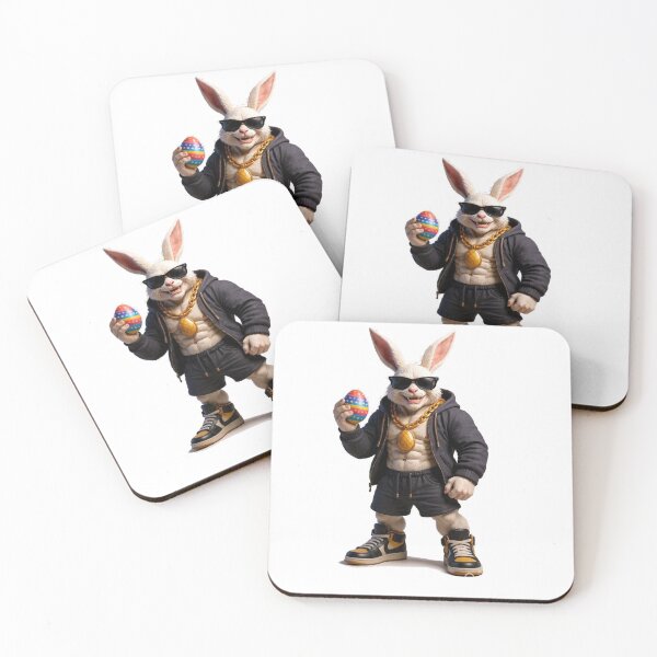 Item preview, Street Easter Bunny Boss designed and sold by RØNI AI.