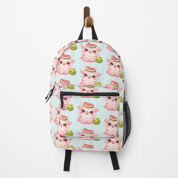 Item preview, Kawaii Watermelon Piggy designed and sold by The sticker haven.