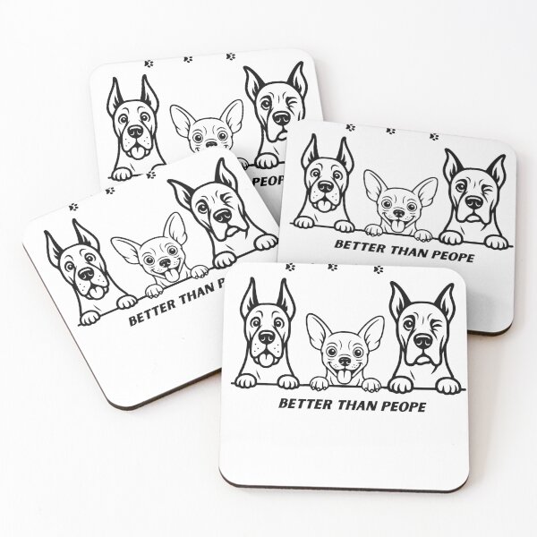 Item preview, funny dog shirt -better than people dog lover humor desing designed and sold by Zigzxxxx.
