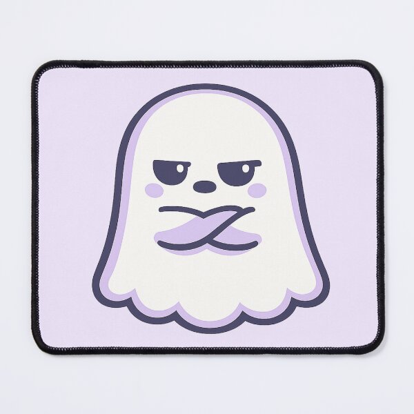 Item preview, Smug Cute Ghost Shirt | Pastel Annoyed Ghost Tee designed and sold by POD DYNASTY | Original Print On Demand T-Shirt Graphics.