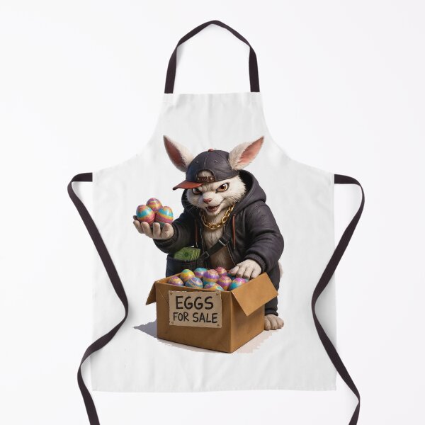 Item preview, A cool street-style Easter bunny with attitude. Perfect for those who like modern, edgy holiday vibes. Great for Easter gifts and streetwear lovers. designed and sold by RØNI AI.