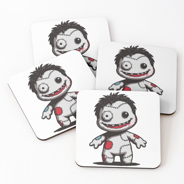 Item preview, Stitched Smile Creepy Cute Doll Horror Design designed and sold by Weasel Graphix.