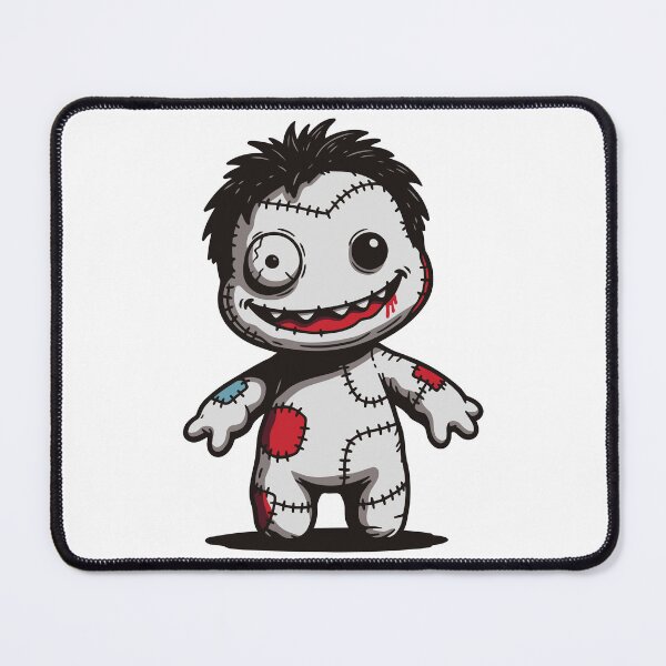 Item preview, Stitched Smile Creepy Cute Doll Horror Design designed and sold by Weasel Graphix.