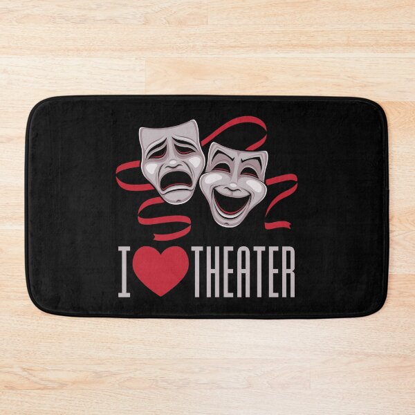 Item preview, I Love Theater Comedy And Tragedy Masks designed and sold by fizzgig.