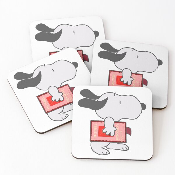 Item preview, snoopy reading the correspondent designed and sold by liveawhimsylife.