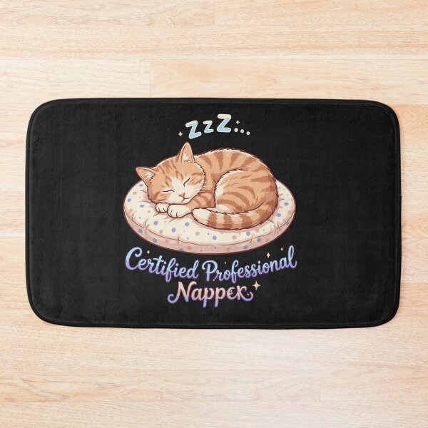 Item preview, Certified Professional Napper Cat Design designed and sold by PawPlanetPro.