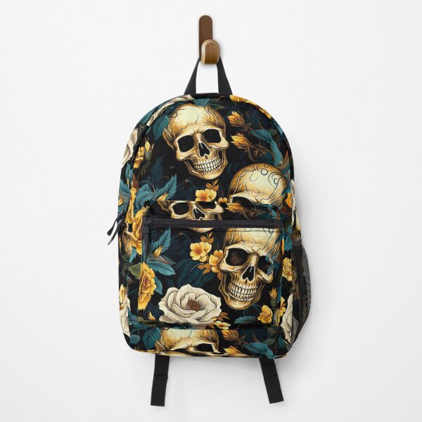 Item preview, Yellow Flowers and Skulls by Ed Hardy Style. designed and sold by Piagor.