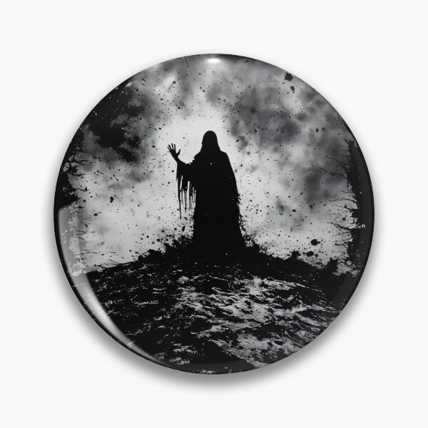 Item preview, Summoner Silhouette Dark Gothic Ritual Art (BLACK) designed and sold by MorbidDreams.