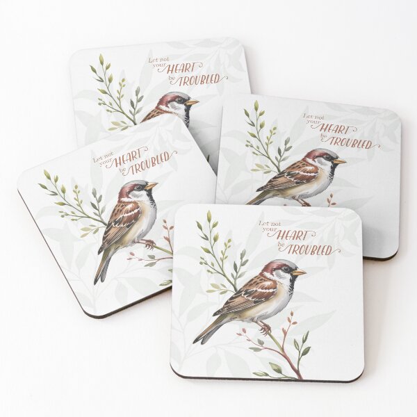 Item preview, Christian Encouragement His Eye is on the Sparrow designed and sold by SalonOfArt.