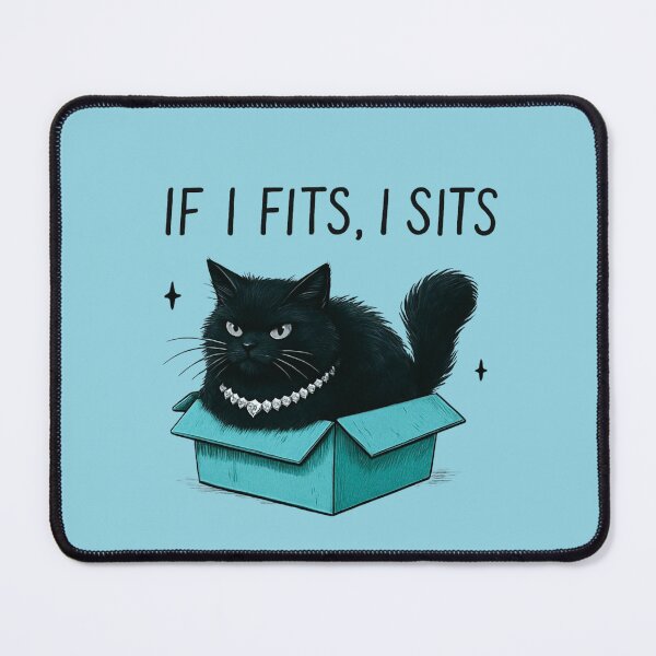 Item preview, If i fits, i sits designed and sold by seahorse crossing.