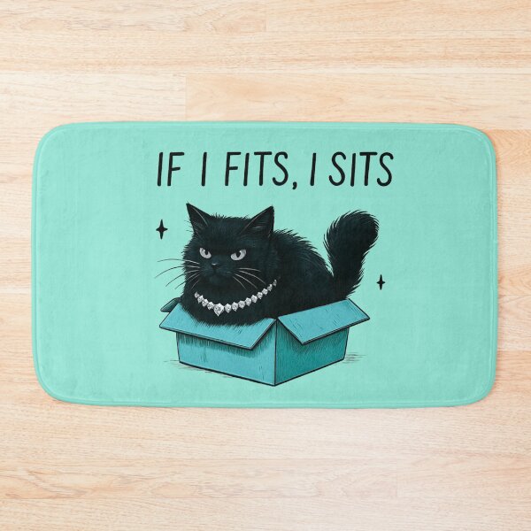 Item preview, If i fits, i sits designed and sold by seahorse crossing.