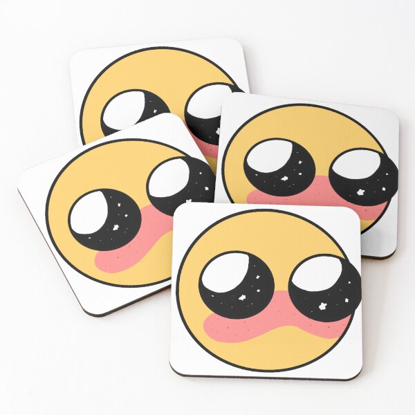 Item preview, Blushing Emoji designed and sold by Chaotic-Crochet.