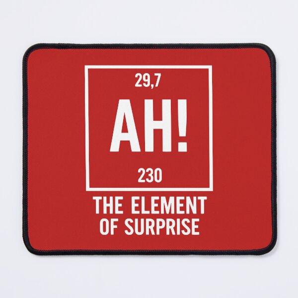 Item preview, Project Hail Mary AH! Element of Surprise Ryland Grace Red Chemistry Joke Tee designed and sold by WatercolourferS.