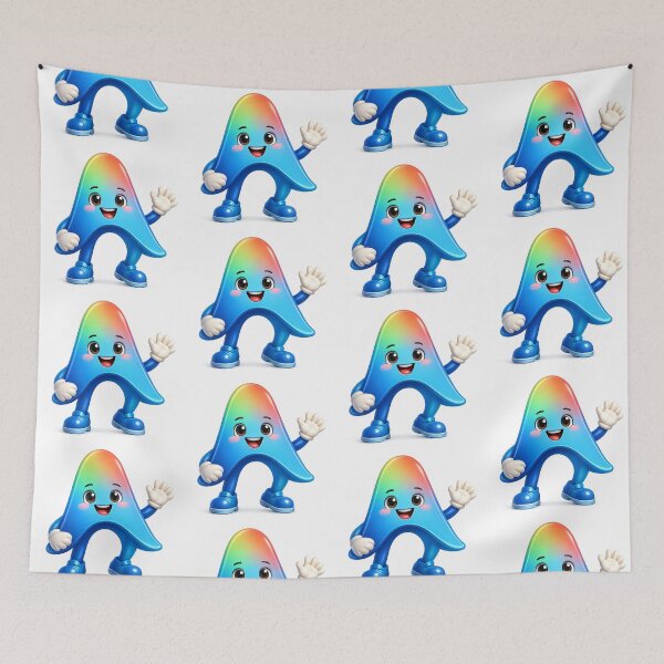 Item preview, Cute Rainbow Mascot Antigravity designed and sold by fritz-10signer.