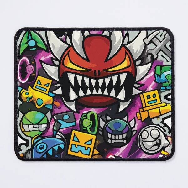 Item preview, Icon Geometry Dash With Demon designed and sold by eyllismerch.