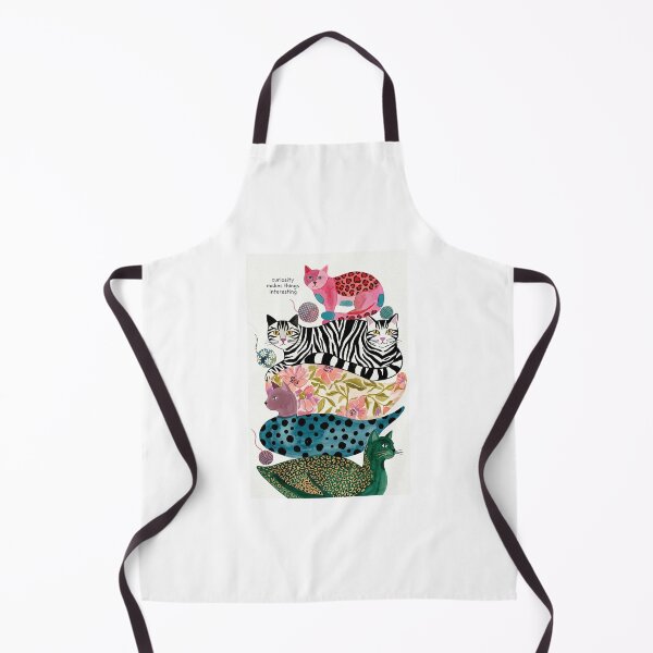 Item preview, Colorful Cats Art Print: Animal Pattern Wall Decor designed and sold by torigoo.