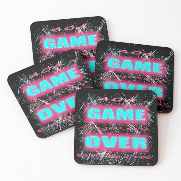 Item preview, Game over, retro Gaming system error design designed and sold by Durry Up.