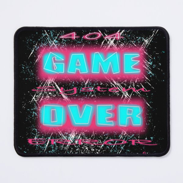 Item preview, Game over, retro Gaming system error design designed and sold by Durry Up.