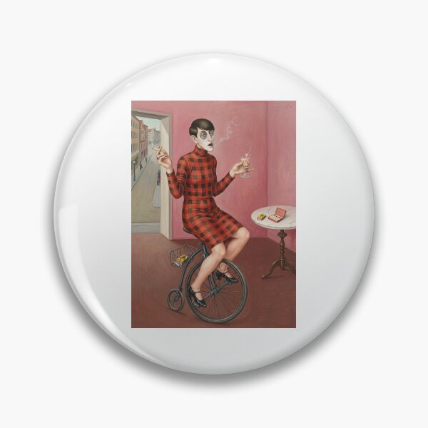Item preview, Sylvia von Harden Portrait Parody on a High Bicycle designed and sold by TeeARTHY.