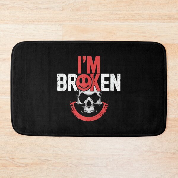 Item preview, I'm Ok I'm Broken Tshirt Invisible Illness Mental Health designed and sold by CherylCGarrison.