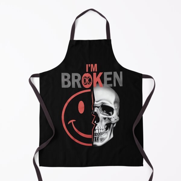 Item preview, I'm Ok I'm Broken Tshirt Invisible Illness Mental Health designed and sold by CherylCGarrison.