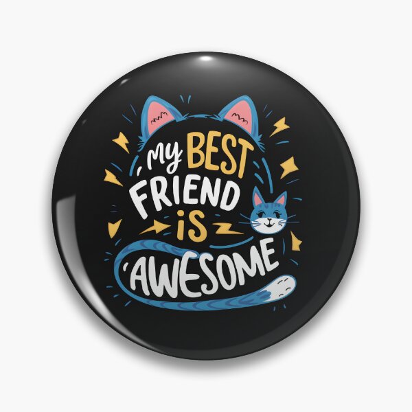 Item preview, Cute kitty insipration best friend quote  designed and sold by madevdine.