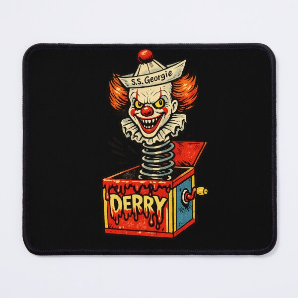 Item preview, Derry Jack in the Box Clown Retro Horror Cartoon designed and sold by Sonic Nova Studios.