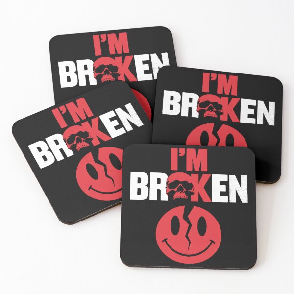 Item preview, I'm Ok I'm Broken Tshirt Invisible Illness Mental Health  designed and sold by CherylCGarrison.