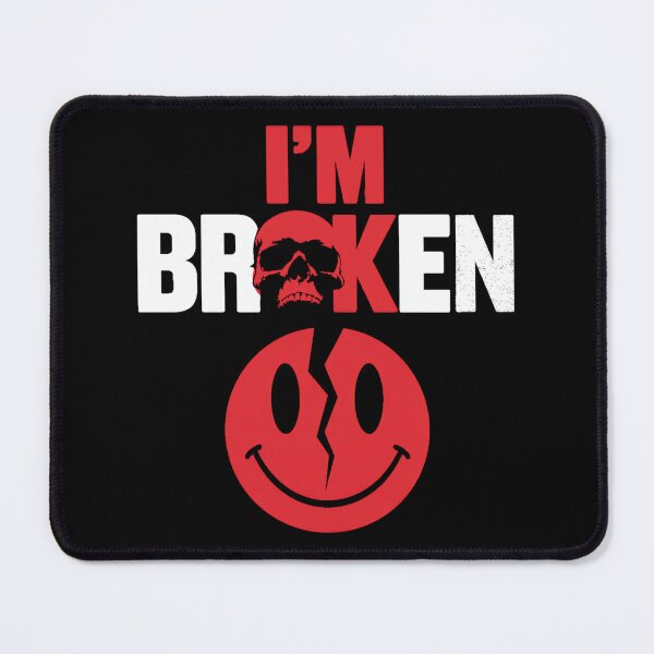 Item preview, I'm Ok I'm Broken Tshirt Invisible Illness Mental Health designed and sold by CherylCGarrison.