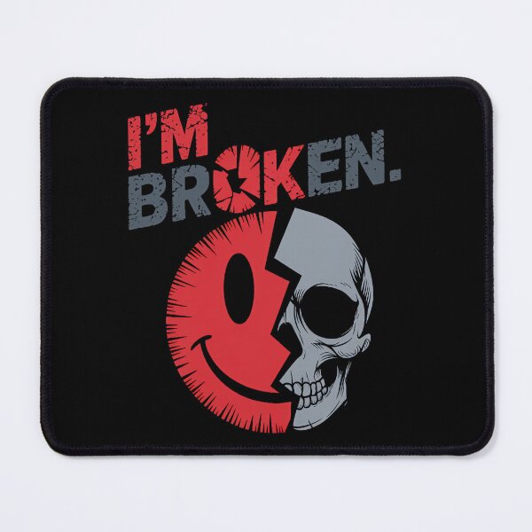 Item preview, I'm Ok I'm Broken Tshirt Invisible Illness Mental Health Premium designed and sold by CherylCGarrison.