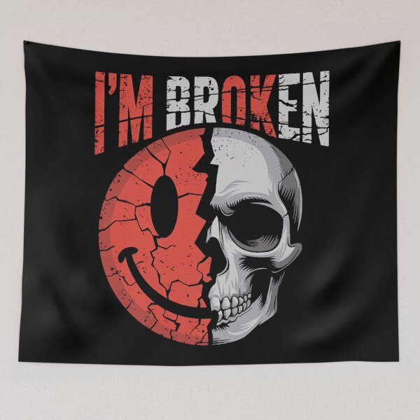 Item preview, I'm Ok I'm Broken Tshirt Invisible Illness Mental Health Premium  designed and sold by CherylCGarrison.
