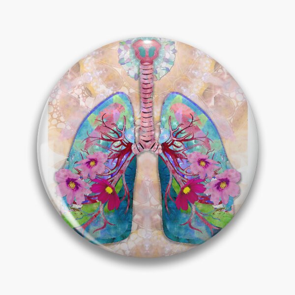 Item preview, Just Breathe Lung Art Human Body Anatomy Organ Illustration designed and sold by Sharon Cummings Art.