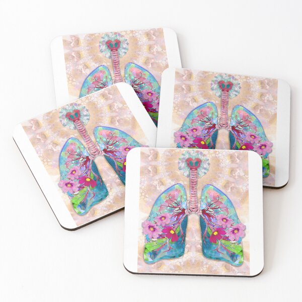 Item preview, Just Breathe Lung Art Human Body Anatomy Organ Illustration designed and sold by Sharon Cummings Art.
