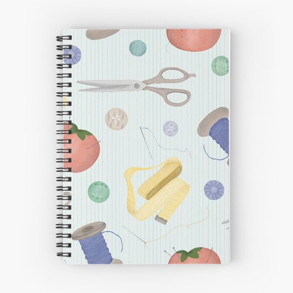Item preview, Vintage Watercolor Sewing Kit Seamless Pattern designed and sold by Seamlessly Buffalo.