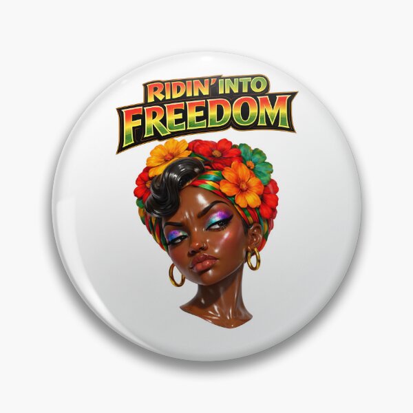 Item preview, Ridin’ Into Freedom – Juneteenth Black Woman Art, Afro Pride Celebration Design designed and sold by ArtSpark Studio.
