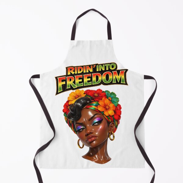 Item preview, Ridin’ Into Freedom – Juneteenth Black Woman Art, Afro Pride Celebration Design designed and sold by ArtSpark Studio.