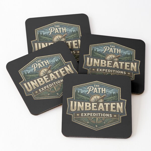 Item preview, Adventure Emblem – Vintage Expedition Badge designed and sold by Dogandesighn.