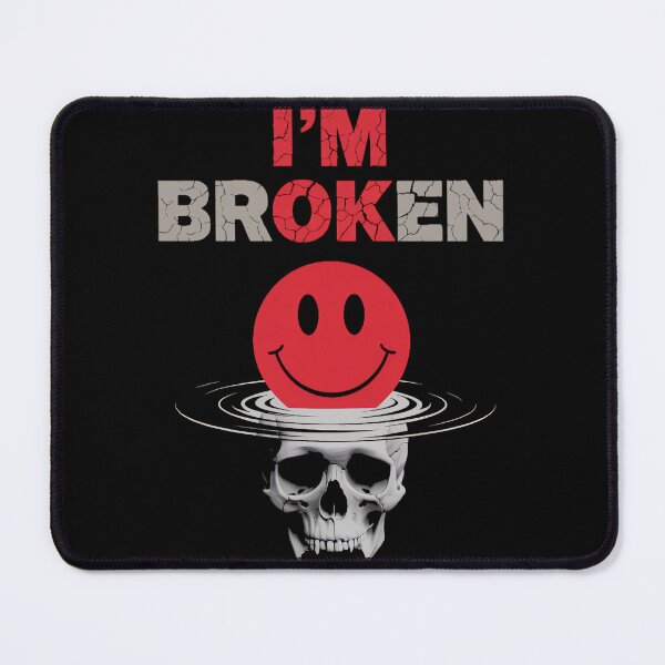 Item preview, I'm Ok I'm Broken Tshirt Invisible Illness Mental Health designed and sold by CherylCGarrison.