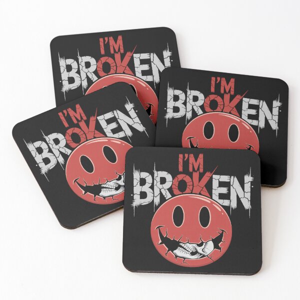 Item preview, I'm Ok I'm Broken Tshirt Invisible Illness Mental Health designed and sold by CherylCGarrison.