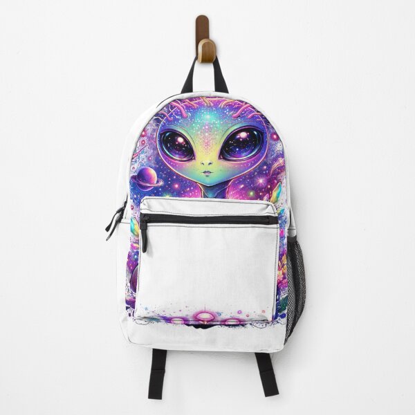 Item preview, Guardian of the Psychedelic Galaxy: Neon Cosmic Alien designed and sold by Skully-Studio.