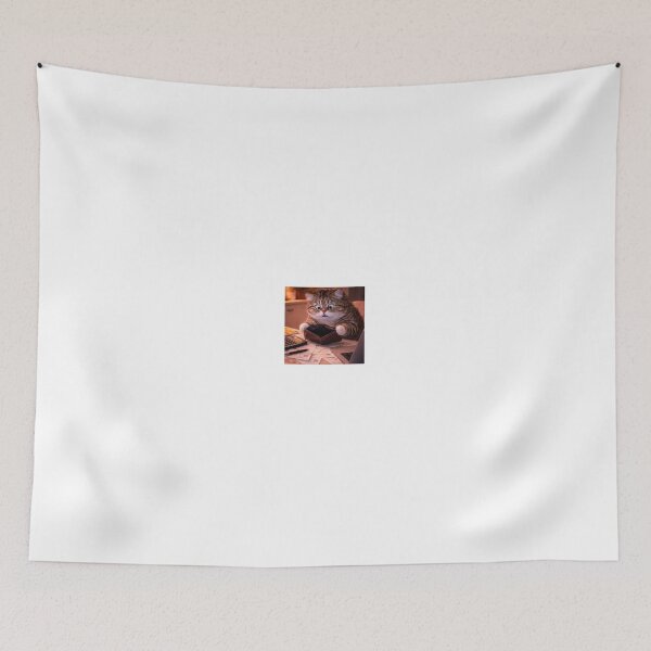 Item preview, Broke Cat Checking Empty Wallet – Funny Relatable Cat Moment designed and sold by LovelyCatGalaxy.