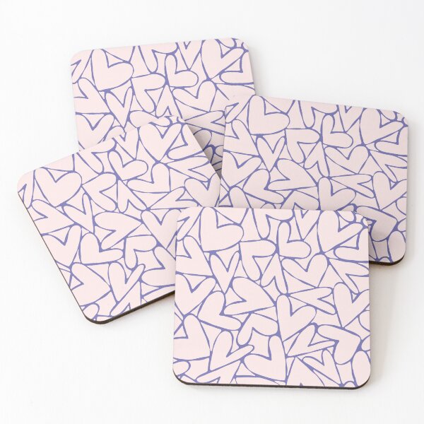 Item preview, Valentine Blue · Hearts on hearts designed and sold by dacoparo.