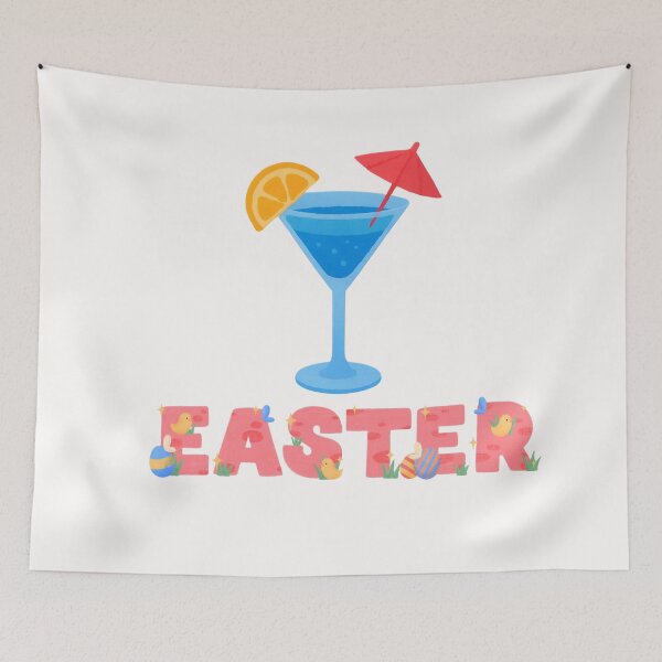 Item preview, Easter Cocktail Party Design - Festive Spring Holiday Drink Illustration designed and sold by RADesignHub.