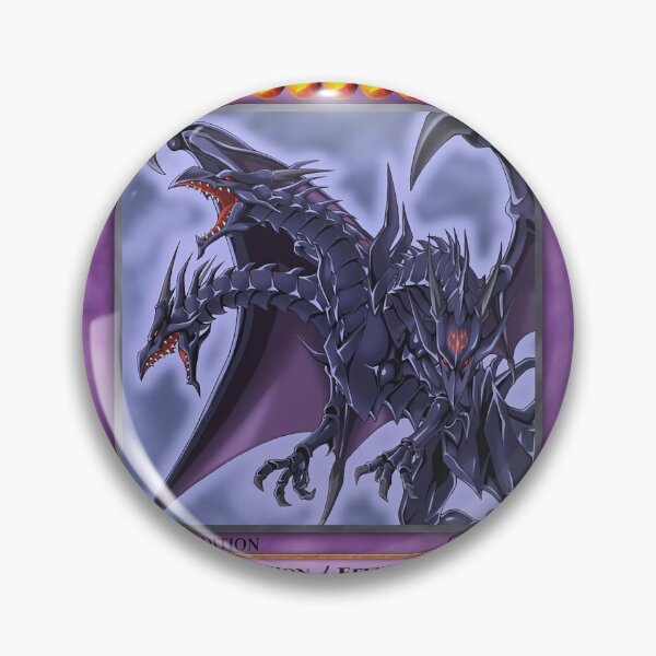 Item preview, Ultimate Dark Dragon Card Sticker – Multi-Headed Retro Anime Beast designed and sold by PosterFuel.