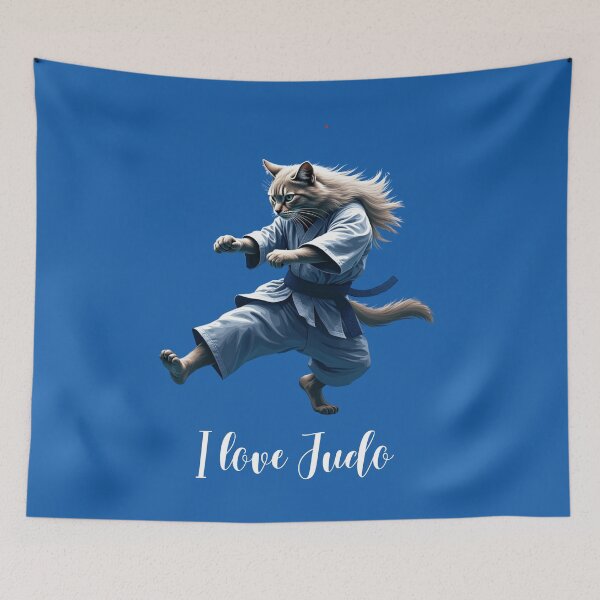 Item preview, Cat Judo Throw Silhouette Graphic Tee, Minimalist Judo Cat Design Gifts T-shirt designed and sold by MalwasBasket.