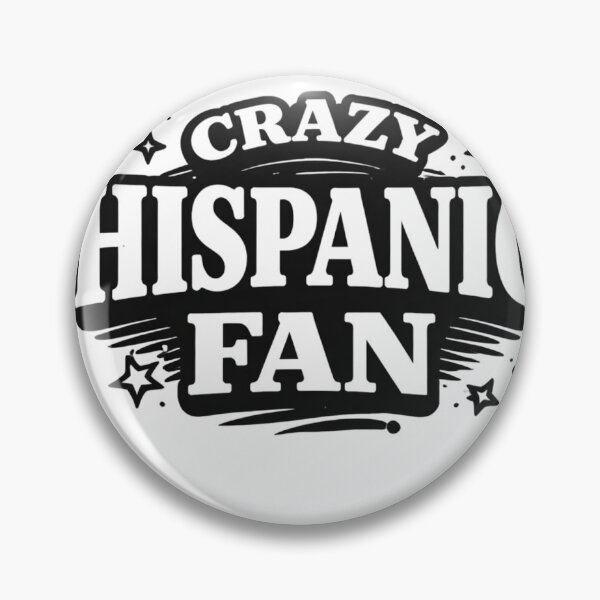 Item preview, Crazy Hispanic Fan – Funny Latino Pride Typography Design designed and sold by Designs That Speak ✨.