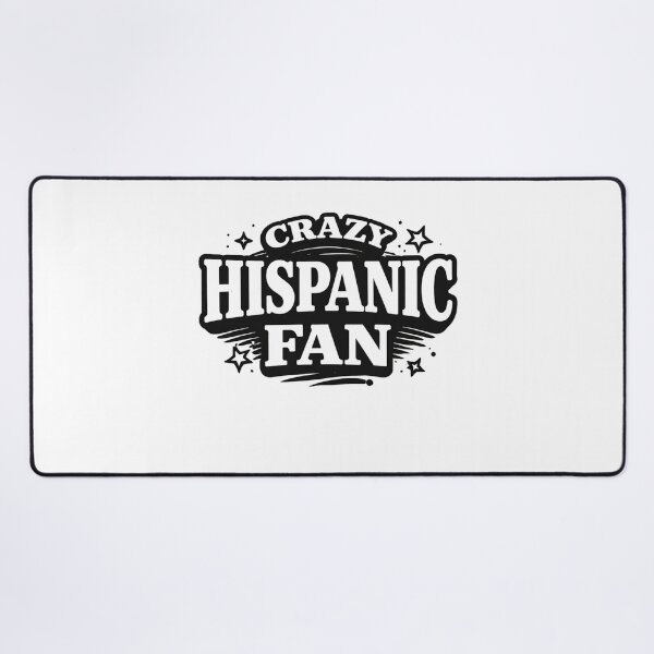 Item preview, Crazy Hispanic Fan – Funny Latino Pride Typography Design designed and sold by Designs That Speak ✨.