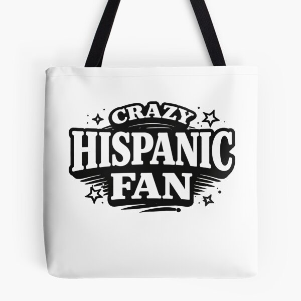 Item preview, Crazy Hispanic Fan – Funny Latino Pride Typography Design designed and sold by Designs That Speak ✨.